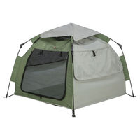 Produktbild von Trixie Pop-up Hundehütte aus Polyester in Grün und Beige, 100 x 80 x 100 cm