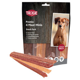 Trixie Premio 4 Meat Bars Hundesnack mit Huhn, Ente, Lamm und Lachs glutenfrei und ohne Zuckerzusatz 4 x 100 g - 4 x 100 g – Bild 1 von 9