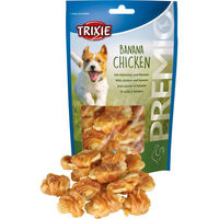 Produktbild von Trixie Premio Banana Chicken Hund Belohnungssnack mit hohem Fleischanteil glutenfrei 6 x 100 g - 6 x 100 g