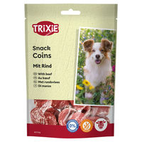 Produktbild von Trixie Premio Beef Coins Belohnungssnack für Hunde mit Rind und Huhn glutenfrei und ohne Zucker 6 x 100 g - 6 x 100 g