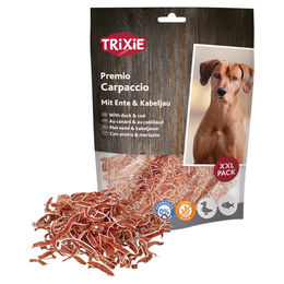 Trixie Premio Carpaccio Belohnungssnack Ente und Fisch glutenfrei und ohne Zucker 80 g - 80 g – Bild 1 von 5