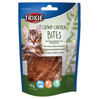 Produktbild von Trixie Premio Catnip Chicken Bites Katzen Leckerli Huhn 50 g 6er Pack - 6 x 50 g