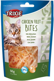Trixie Premio Chicken Filet Bites Katzensnack Huhn 50 g – Bild 1 von 3