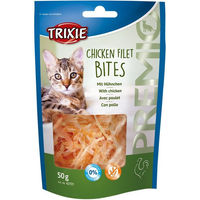 Produktbild von Trixie Premio Chicken Filet Bites Katzensnack Huhn 50 g