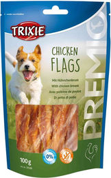 Trixie Premio Chicken Flags Hundesnack mit Huhn und Rind glutenfrei und ohne Zuckerzusatz 400 g - 400 g – Bild 1 von 7