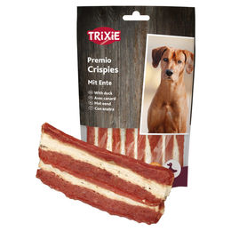 Produktbild von Trixie Premio Crispy Duck Kausnack für Hunde mit Ente und Rind glutenfrei 100 g - 100 g