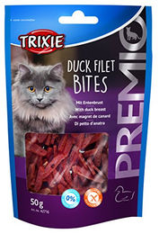 Trixie Premio Duck Filet Bites Katzenleckerlis mit Ente 50g - 6 x 50 g – Bild 1 von 2