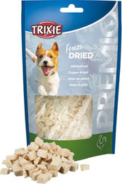 Trixie PREMIO Freeze Dried Hühnerbrust Hund - Gefriergetrocknetes Monoprotein mit hohem Fleischanteil, hypoallergen, 300 g - 2 x 50 g – Bild 1 von 5