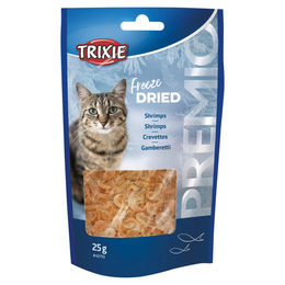 Trixie Premio Gefriergetrocknete Garnelen Katzenleckerli 25 g - 4 x 25 g – Bild 1 von 6