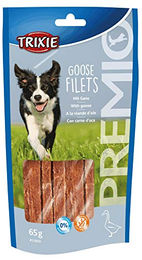 Trixie Premio Goose Filets Hundeleckerli mit Gans glutenfrei 65 g - 6 x 65 g – Bild 1 von 2