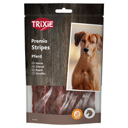 Trixie Premio Horse Stripes Hundesnack mit Pferd glutenfrei 100 g - 100 g – Bild 1 von 2
