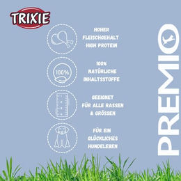 TRIXIE PREMIO Hundeleckerli Chicken Filets XXL 300g getreidefrei mit Trockenfleisch ohne Farb- und Aromastoffe - 300 g – Bild 1 von 2