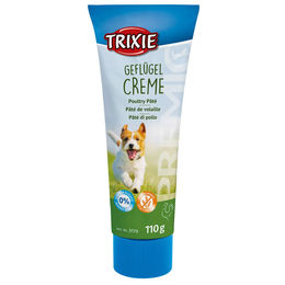 Produktbild von Trixie Premio Hundesnack Geflügelcreme Paste für alle Altersstufen 12x110g