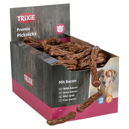 Produktbild von Trixie Premio Picknicks Würste Bacon 8 cm glutenfrei und ohne Zucker - 200 x 8 g