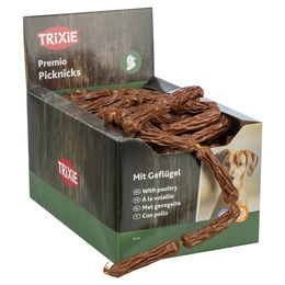 Produktbild von Trixie Premio Picknicks Würste Geflügel 8 cm glutenfrei ohne Zucker 200er Pack - 200 x 8 g