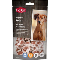 Produktbild von Trixie Premio Rolls Hundesnack mit Huhn und Seelachs 6x75g