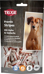 Trixie Premio Stripes Hundesnack Huhn und Seelachs glutenfrei 75g - 75 g – Bild 1 von 4