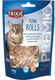 Trixie Premio Tuna Rolls Katzen Leckerli mit Thunfisch und Huhn 6x50g - 6 x 50 g – Bild 1 von 2