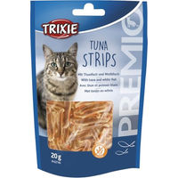 Produktbild von Trixie Premio Tuna Strips Katzen Leckerlies mit Thunfisch 20 g - 6 x 20 g