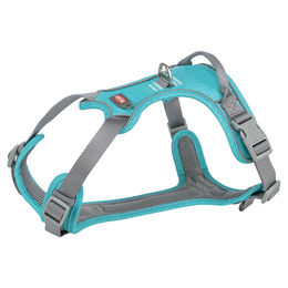 Produktbild von TRIXIE Premium Active Hundegeschirr aus Nylon in Aqua, Größe M-L