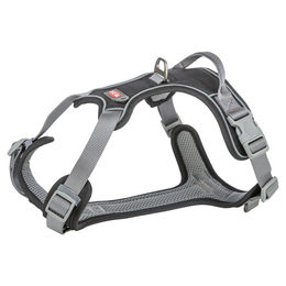 Produktbild von Trixie Premium Active Hundegeschirr aus Nylon Schwarz Größe S-M