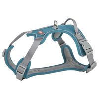 Produktbild von Trixie Premium Active Sportgeschirr aus Nylon in Blau Türkis Größe S-M