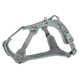 TRIXIE Premium Active Sportgeschirr für Hunde aus Nylon in Salbei Grün Größe S-M – Bild 1 von 2