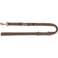 Produktbild von Trixie Premium Doppelleine Ramal für Hunde L-XL Haselnuss 2,00 m - 2 m