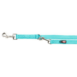 Trixie Premium Double Layer Ocean Blue Führleine aus Nylon für Hunde Größe L-XL - 2 m – Bild 1 von 2