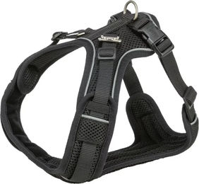 Trixie Premium FlexMesh Hundegeschirr Schwarz Größe L – Bild 1 von 10