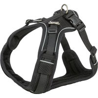Produktbild von Trixie Premium FlexMesh Hundegeschirr Schwarz Größe L