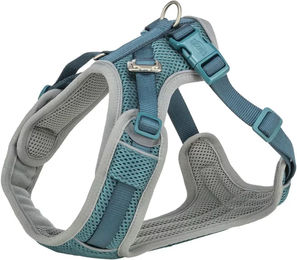 Trixie Premium FlexMesh Hundegeschirr Wide Fit in Petrol Größe M – Bild 1 von 2