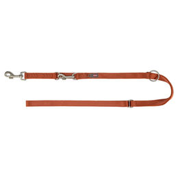 Trixie Premium Führleine aus Nylon XS Mini Braun Orange - 2 m – Bild 1 von 5