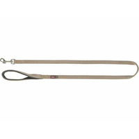 Produktbild von TRIXIE Premium Führleine für Hunde L - XL in Beige mit Gurtband 1,00 m - 1 Stk.
