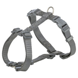 Trixie Premium H-Geschirr aus Nylon in Grau Größe XS – Bild 1 von 2