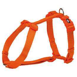 Produktbild von Trixie Premium H-Geschirr aus Nylon in Orange Größe XXS-XS