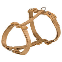 Produktbild von Trixie Premium H-Geschirr für Hunde aus Nylon in Braun L-XL