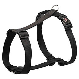 Trixie Premium H-Geschirr für Hunde aus Nylon Schwarz XS Tierschutzkonform – Bild 1 von 3