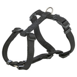 Trixie Premium H-Geschirr für Hunde Schwarz Größe XXS-XS – Bild 1 von 6