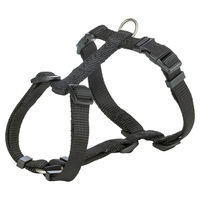 Produktbild von Trixie Premium H-Geschirr für Hunde Schwarz Größe XXS-XS