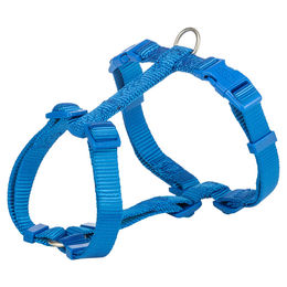 Trixie Premium H-Geschirr für kleine Hunde aus Nylon in Blau Größe XS – Bild 1 von 2