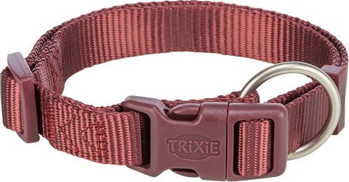 Trixie Premium Halsband aus Polyester, Sangria, Größe XS, 22-35 cm Halsumfang, 10 mm breit – Bild 1 von 5