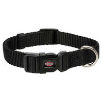 Produktbild von Trixie Premium Halsband Schwarz Größe S 25-40cm
