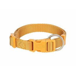 Produktbild von TRIXIE Premium Hundehalsband aus Gurtband in Gelb-Orange Größe M-L 35–55 cm
