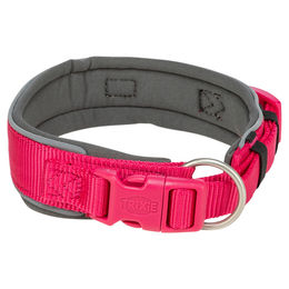 Trixie Premium Hundehalsband aus Neopren extra breit Rosa Grau Größe S-M – Bild 1 von 6