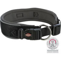Produktbild von Trixie Premium Hundehalsband aus Neopren extra breit XS-S Schwarz Grau 27-35 cm