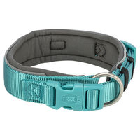 Produktbild von Trixie Premium Hundehalsband aus Neopren extra breit XS Türkis Grau