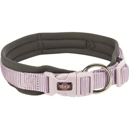 Produktbild von Trixie Premium Hundehalsband aus Neopren in Lila/Grau Größe XL