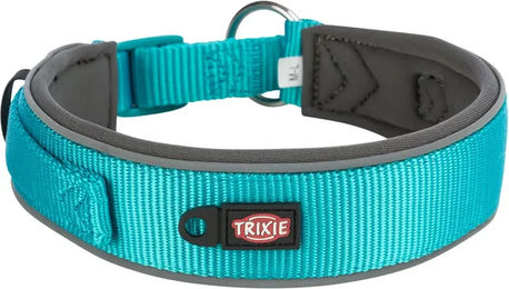 Produktbild von Trixie Premium Hundehalsband aus Neopren in XL Blau Türkis
