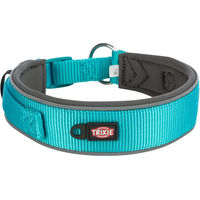Produktbild von Trixie Premium Hundehalsband aus Neopren XL Blau Türkis 27-35 cm